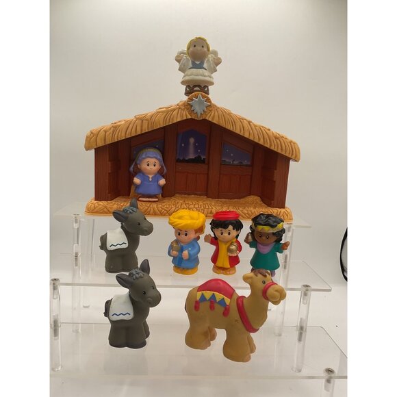 Fisher-Price little people nativity with figures and animals - Picture 1 of 4
